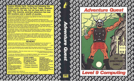 Adventure Quest box art for ZX Spectrum